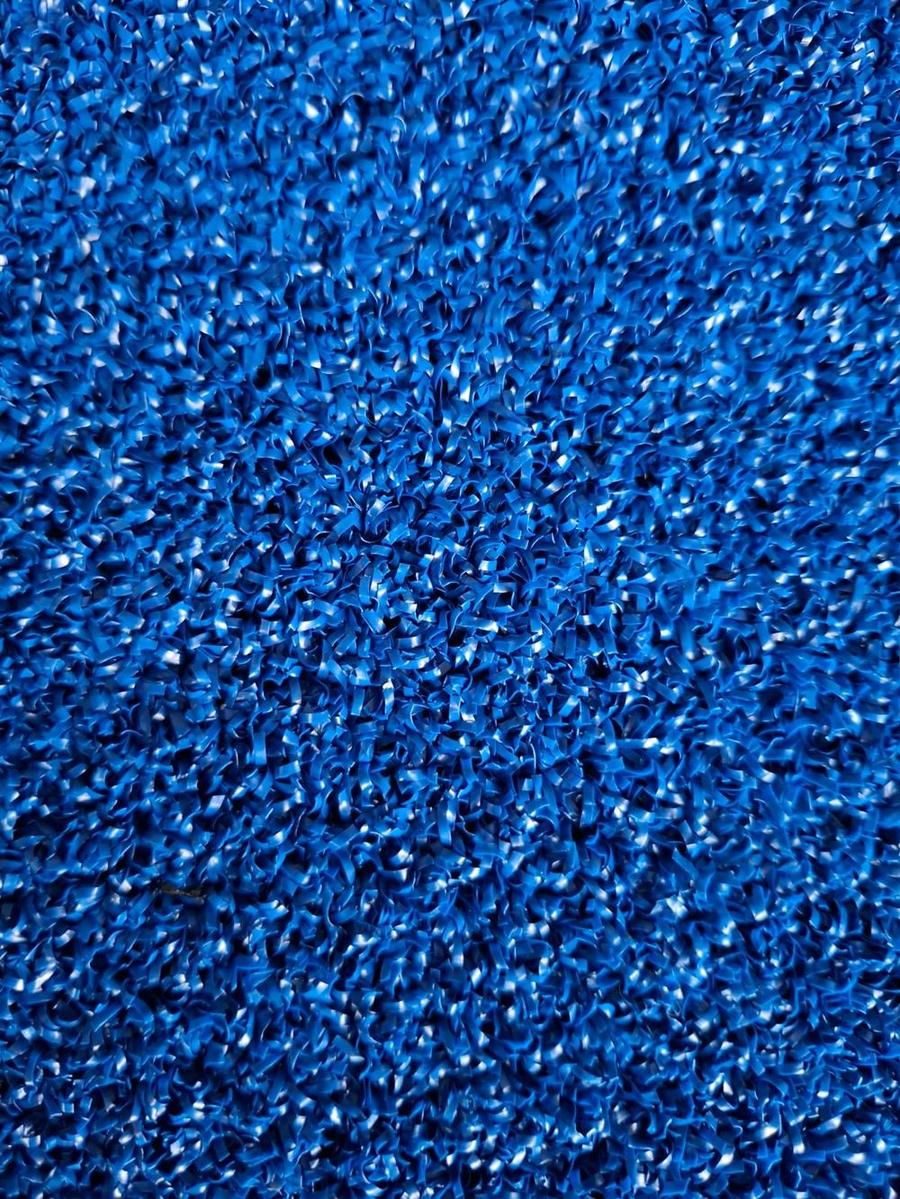 Sample karpet padel warna Blue